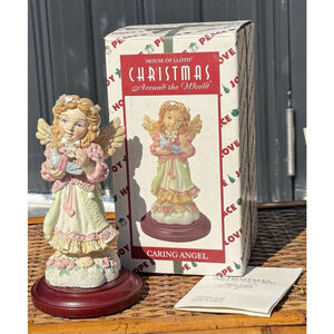 House of Lloyd Caring Angel Christmas Around the World Figurine 1998 Vintage 6”